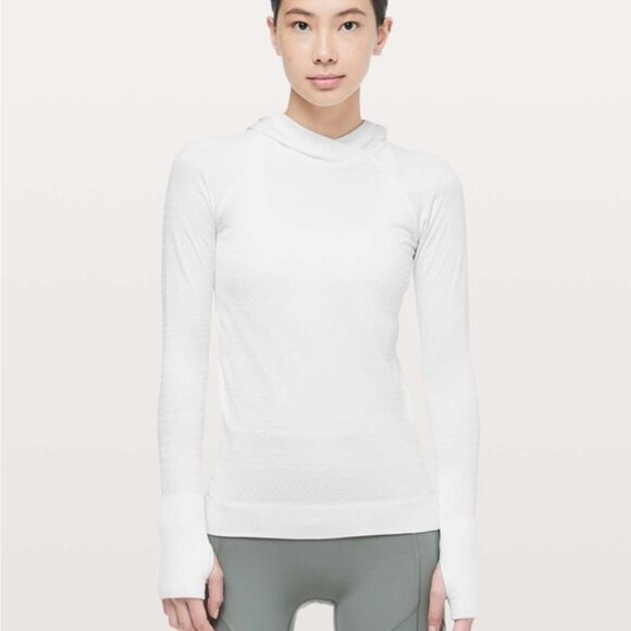 Lululemon White Rest Less Hoodie - Picture 1 of 10